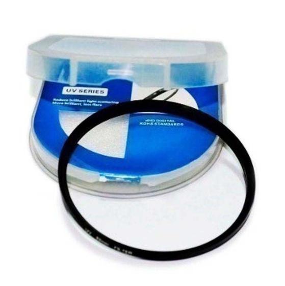 Imagem de Filtro Protetor Lente Uv 49Mm Para Canon Nikon Sony + Caixa