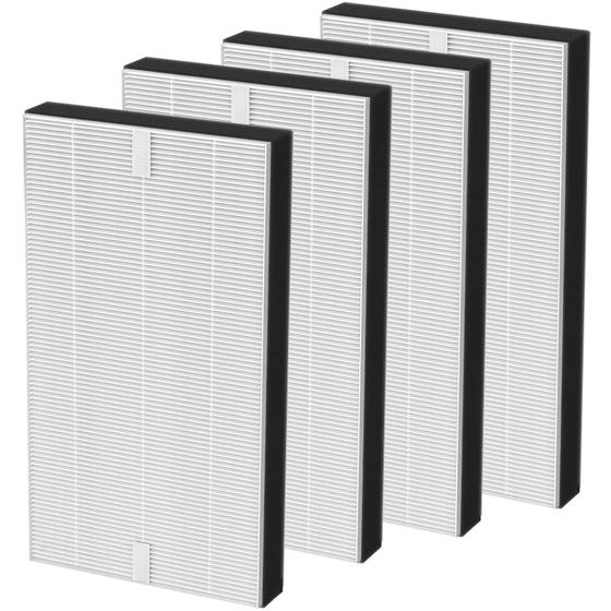 Imagem de Filtro purificador de ar LINNIW F1 True HEPA Replacement, pacote com 4