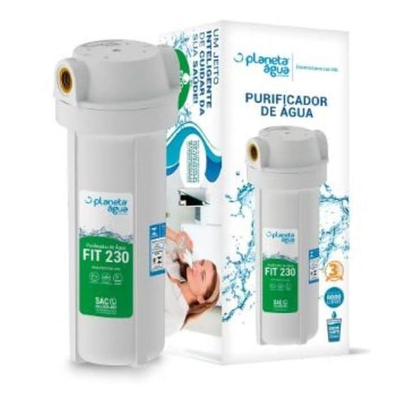 Imagem de Filtro Purificador Fit 230 9.3/4 Polegadas Rosca 1/2 Branco 2006 - Planeta água