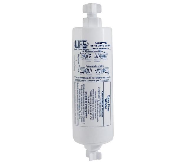 Imagem de Filtro Refil Easy Flow Externo Para Geladeiras Side By Side Compatível