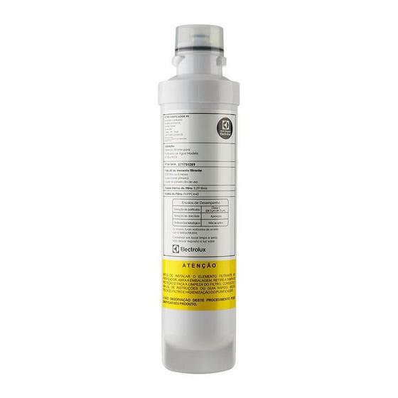 Filtro Refil Electrolux para Purificador de Água 15663200A01261 Imagem de Filtro Refil Electrolux para Purificador de Água 15663200A01261