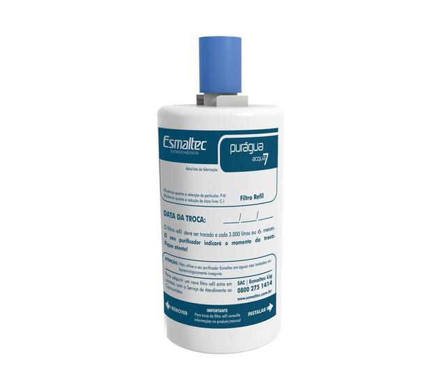 Imagem de Filtro Refil Purificador Esmaltec Acqua7 Original - 2PC