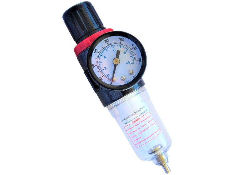 Imagem de Filtro Regulador de Ar com Manômetro 1/4” 650L/min