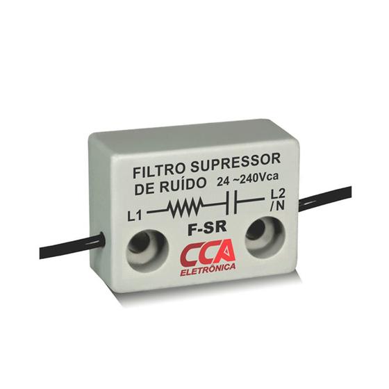 Imagem de Filtro Supressor de Ruído F-SR - Para Corrente Alternada 24~240Vca