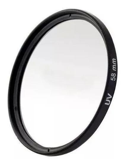 Imagem de Filtro Uv Ultravioleta 58mm Sem Embalagem Kit Com 3 Peças