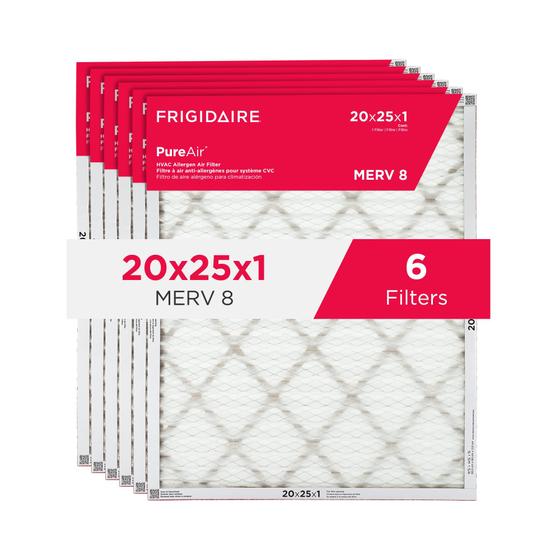 Imagem de Filtros de forno de ar condicionado HVAC AC Frigidaire 20x25x1