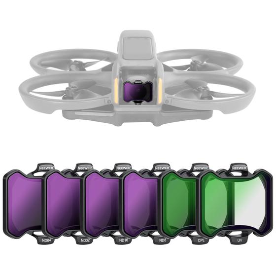 Imagem de Filtros Neewer Snap On ND, UV e CPL para DJI Avata 2