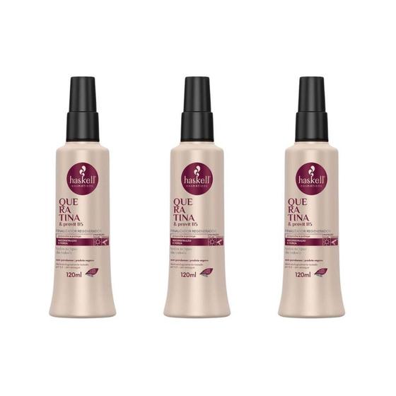 Imagem de Finalizador Haskell Regenerador Queratina 120Ml - Kit 3Un