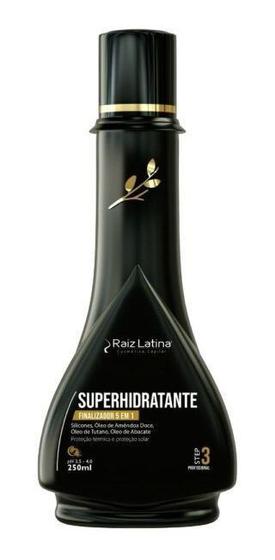 Imagem de Finalizador Super Hidratante 5 Em 1 Raiz Latina 250ml Hidratação Profissional Creme Selante Protetor