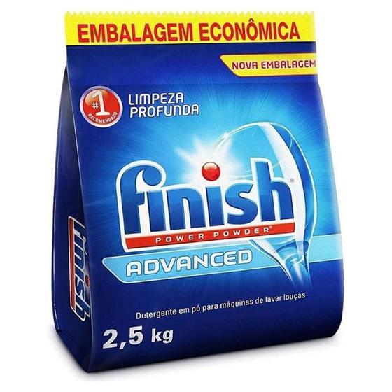 Imagem de Finish Detergente Para Lava Louças Em Pó 2,5kg