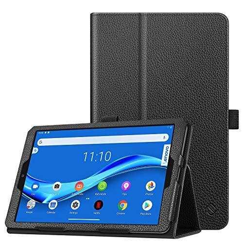 Imagem de Fintie Case para Lenovo Tab M8 HD / Smart Tab M8 / Tab M8 FHD, Premium PU Leather Folio Cover para Lenovo Tab M8 HD TB-8505F TB-8505X / Smart Tab M8 TB-8505FS / Tab M8 FHD TB-8705F 8" Tablet, Preto