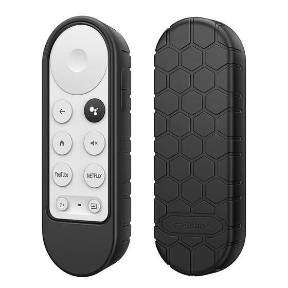 Fintie Protective Case para Chromecast com Google TV HD 2022 / 4K 2020 Voice Remote - CaseBot Leve (Anti-Slip) Capa de silicone à prova de choque para chromecast controlador remoto de voz, preto Menor preço em Fintie Protective Case para Chromecast com Google TV HD 2022 / 4K 2020 Voice Remote - CaseBot Leve (Anti-Slip) Capa de silicone à prova de choque para chromecast controlador remoto de voz, preto