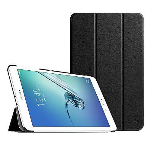 Imagem de Fintie Slim Case para Samsung Galaxy Tab E 9.6 - Capa de suporte protetor ultra leve para Tab E Wi-Fi/Tab E Nook/Tab E Verizon 9,6 polegadas tablet (SM-T560/T561/T565/T567V), Preto