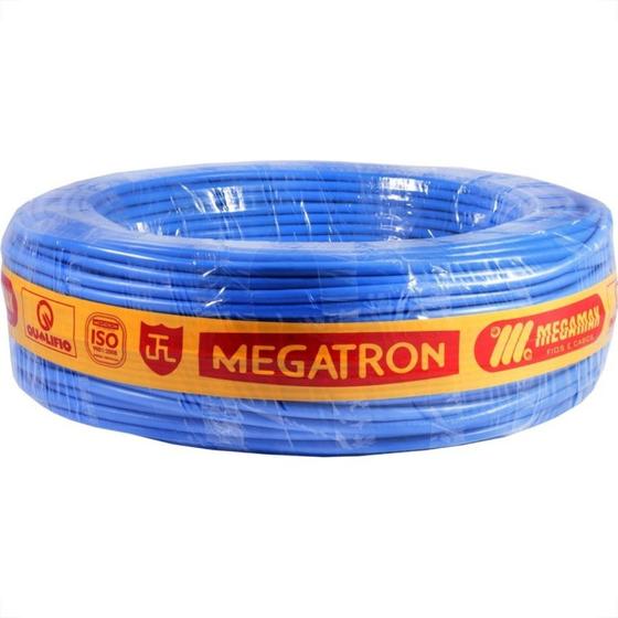 Imagem de Fio Cabinho Flexivel Megatron 10,0 Azul 100M 7881