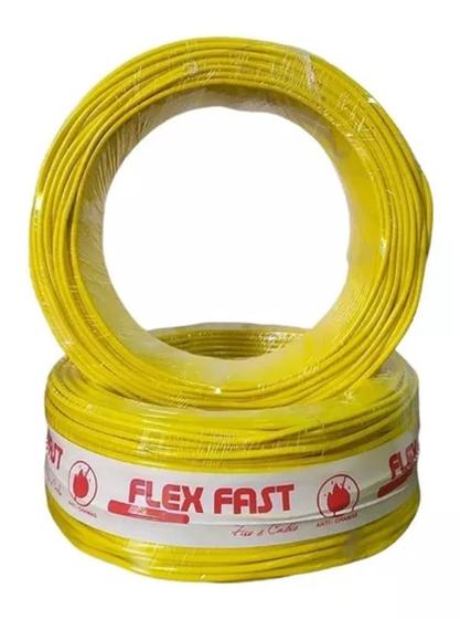 Fio Cabo Flexível 1,5mm Rolo C/ 100m 750v - AMARELO Menor preço em Fio Cabo Flexível 1,5mm Rolo C/ 100m 750v - AMARELO