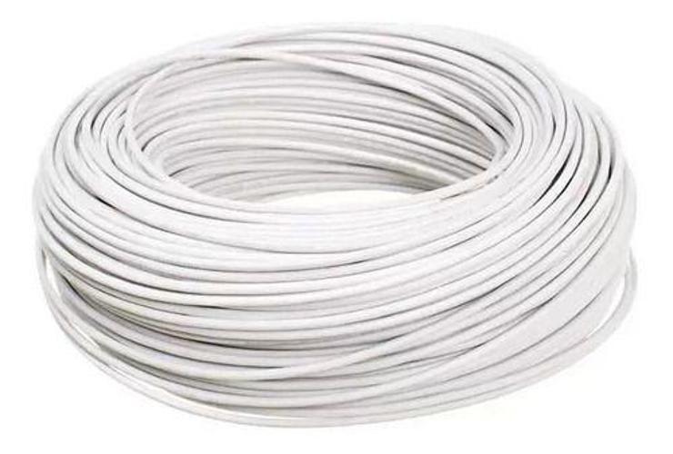 Imagem de Fio Cabo Flexível 4Mm Branco - 100 Metros