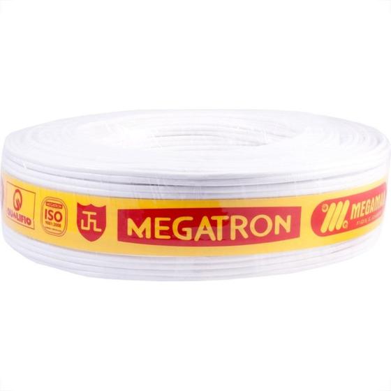 Imagem de Fio Cabo Paralelo Megatron 2X2,50Mm Branco 100M 8582