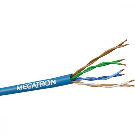 Imagem de Fio Cabo Rede Megatron Cat5E 100M Az