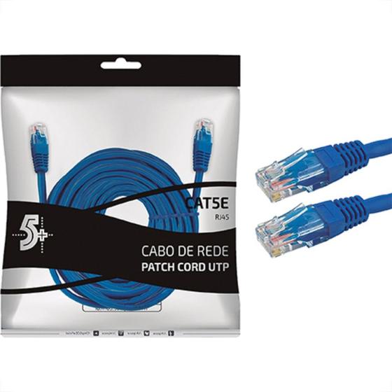 Imagem de Fio Cabo Rede Patch Cord Rj45 Injet 15Mt