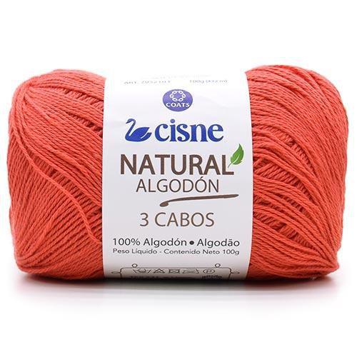 Imagem de Fio Cisne Natural Algodón 3 Cabos 100g - 100% Algodão