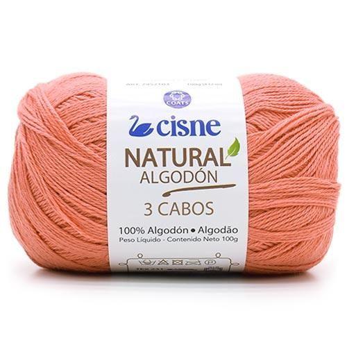 Imagem de Fio Cisne Natural Algodón 3 Cabos 100g - 100% Algodão