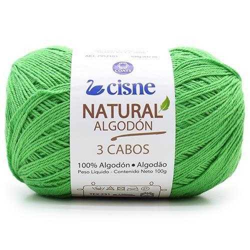 Imagem de Fio Cisne Natural Algodón 3 Cabos 100g - 100% Algodão