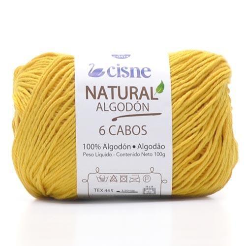 Imagem de Fio Cisne Natural Algodón 6 Cabos 100g - 100% Algodão