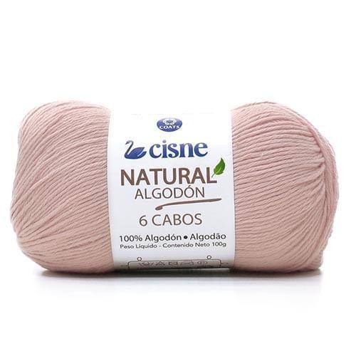 Imagem de Fio Cisne Natural Algodón 6 Cabos 100g - 100% Algodão