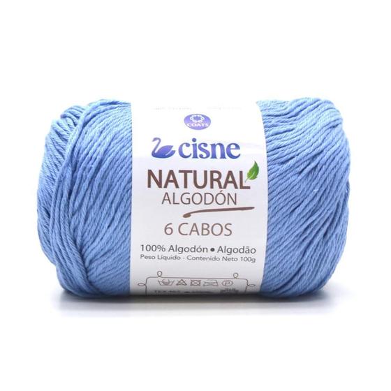 Imagem de Fio Cisne Natural Algodón 6 Cabos 100g - 100% Algodão