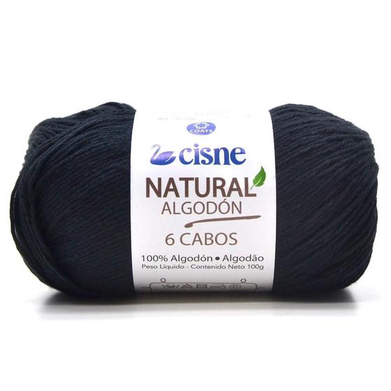 Imagem de Fio Cisne Natural Algodón 6 Cabos 100g - 100% Algodão