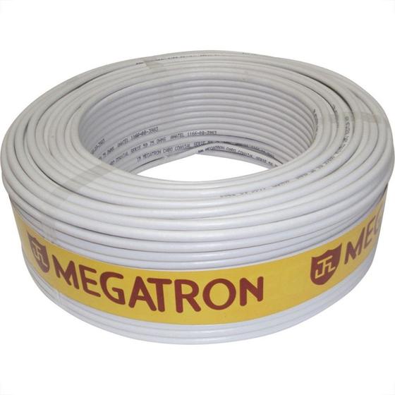 Imagem de Fio Coaxial Megatron 06 Branco 67% 300M 1450