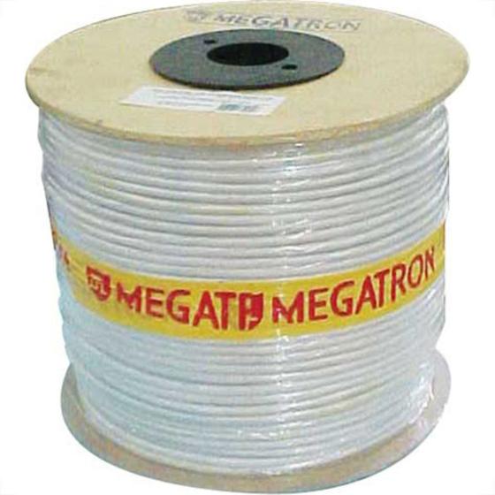 Imagem de Fio Coaxial Rg59 Branco 67% Megatron 300Mt