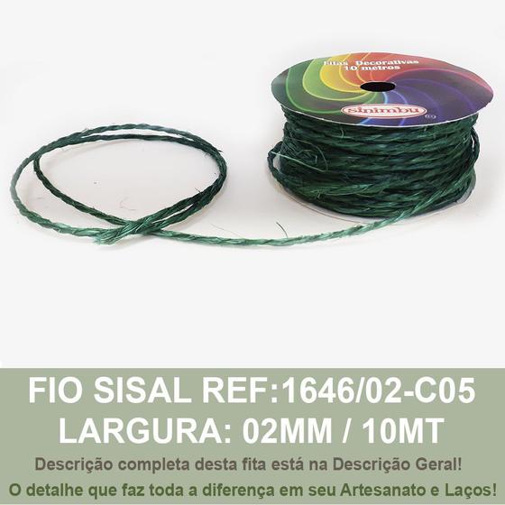 Imagem de Fio/cordao juta/sisal/rami r:1646 e 1649 / 02mm - 10mt - sinimbu