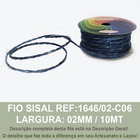 Imagem de Fio/cordao juta/sisal/rami r:1646 e 1649 / 02mm - 10mt - sinimbu