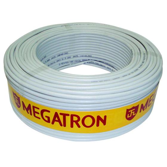 Imagem de Fio de Antena de Tv Coaxial Cel 67 mega Rg6 com 100 m - Megacabos