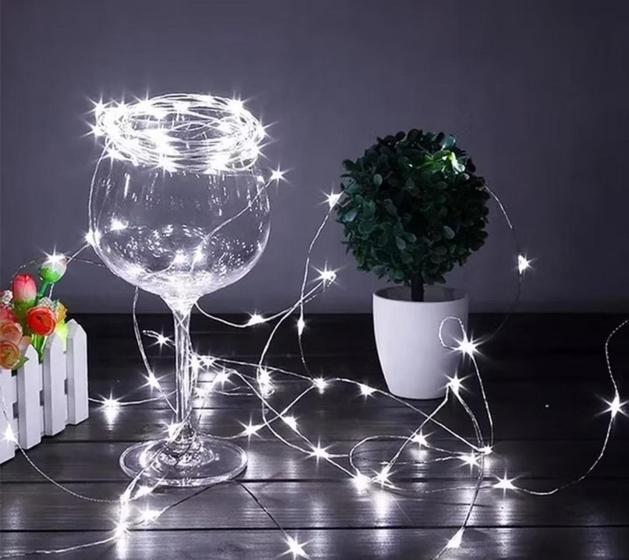 Imagem de Fio De Fada Cordão De Led 5m 50 Led's Função Pilha
