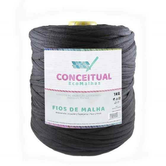 Imagem de Fio de Malha Conceitual Eco Malhas - 1 kg - Preto