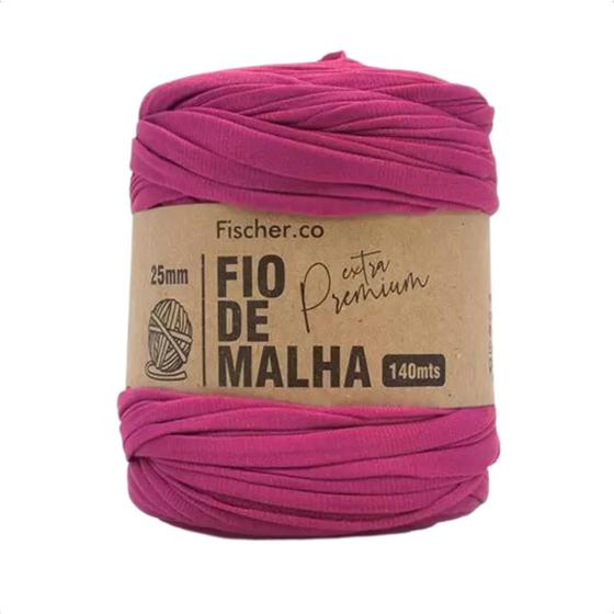 Imagem de Fio de malha extra premium 25mm - 82 fucsia (cor especial)