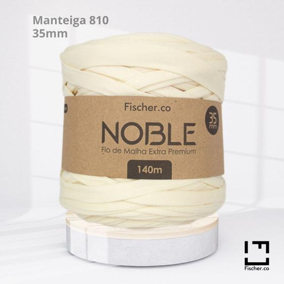 Imagem de Fio de Malha Extra Premium Noble Fischer 35mm 140mts Manteiga 810