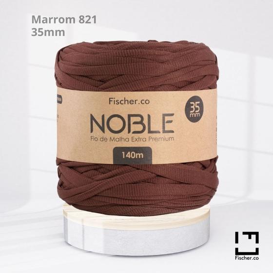 Imagem de Fio de Malha Extra Premium Noble Fischer 35mm 140mts Marrom 821