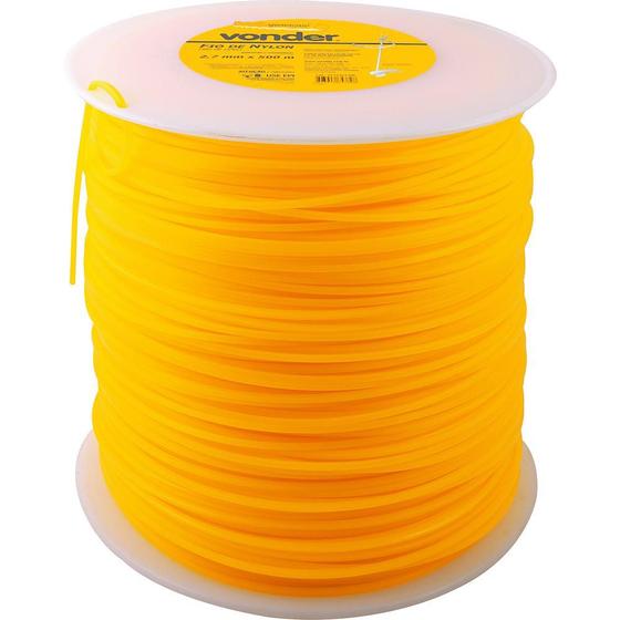 Imagem de Fio de Nylon 2,7 mm x 500 M Quadrado Vonder