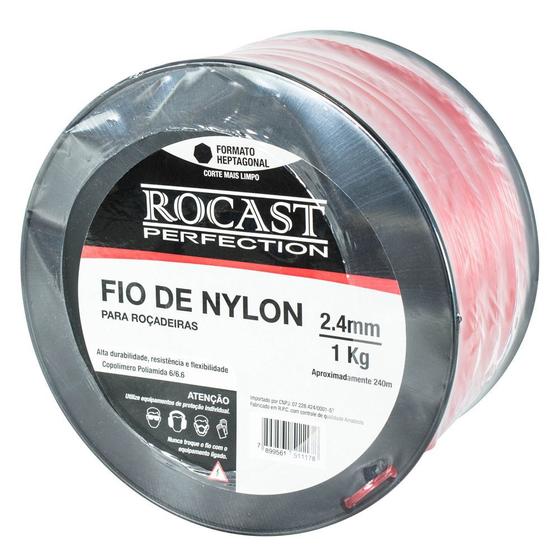 Imagem de Fio De Nylon Para Roçadeira 1.8 Mm 1KG