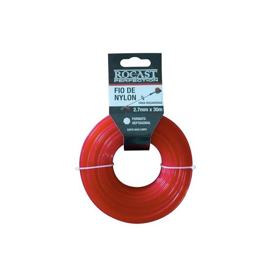 Imagem de Fio De Nylon para Roçadeira 2.4mm com 30 Metros