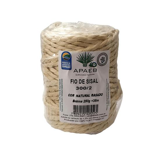 Imagem de Fio de Sisal 300/2 com 30 Metros - APAEB