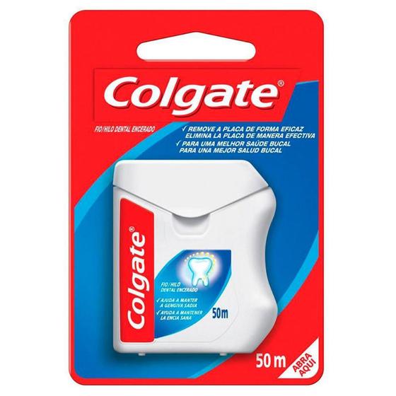 Imagem de Fio dental colgate nylon com 50m