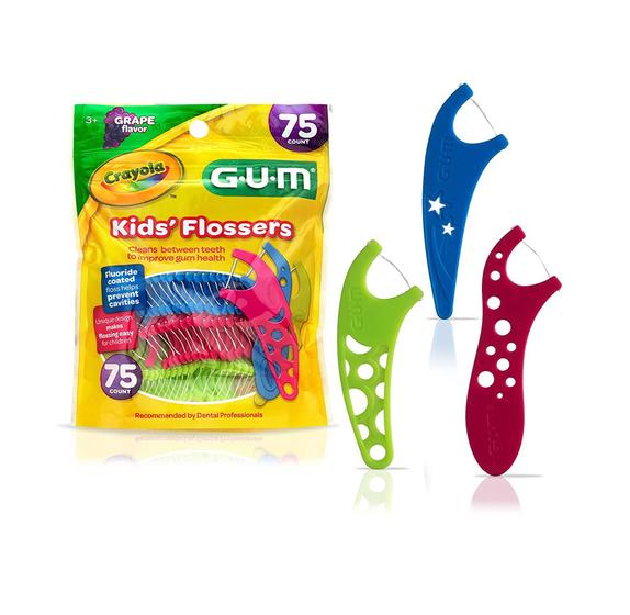 Imagem de Fio Dental Crayola Kids Flossers 75 Unidades