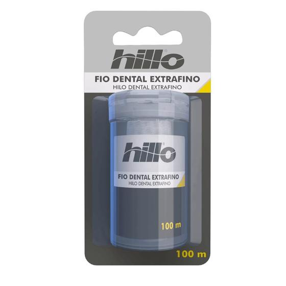 Fio Dental Extra Fino Hillo 100m Menor preço em Fio Dental Extra Fino Hillo 100m