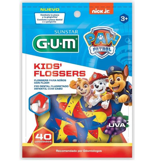 Imagem de Fio Dental Infantil Flosser Gum 40un Patrulha Canina