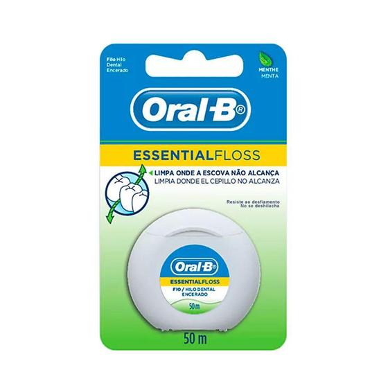 Fio dental oral b essential floss menta - 50m - Procter glambe Menor preço em Fio dental oral b essential floss menta - 50m - Procter glambe