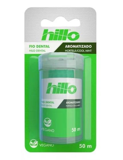 Imagem de Fio Dental Vegano Aromatizado Hortelã 50M - Hillo